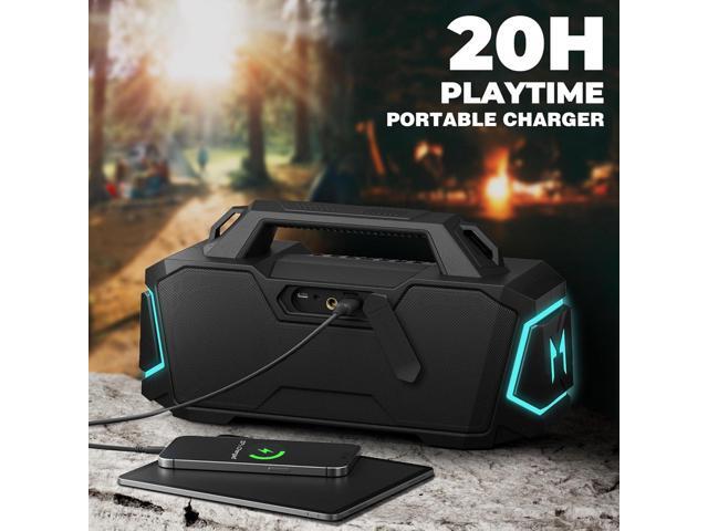 Bluetooth Speaker,Musibaby M1 Portable Bluetooth Speakers:Loud Stereo Sound with Subwoofer,Deep Bass,IPX6 Waterproof,Wireless Speaker with...