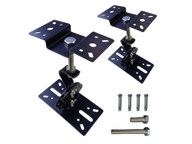 SPS-506B Ceiling Speaker Mounts Wall Mount, Horizontal 360 Degree Total Adjustment, Hold up to 90lbs, Stainless Steel, Ceiling Mounting Bracket for.