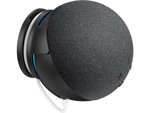 PlusAcc Wall Mount for Echo Dot 5th Generation - Wall Holder Stand Hanger for Echo Dot 5th Gen, Space-Saving Alexa Dot 5 Accessories, Built-in.