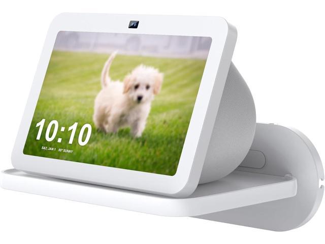 PlusAcc Wall Mount for Echo Show 8 - Cable Management Holder Stand for Show 8 (3rd & 2nd & 1st Gen) & Other Speaker Less Than 15 lbs, Space Saving.