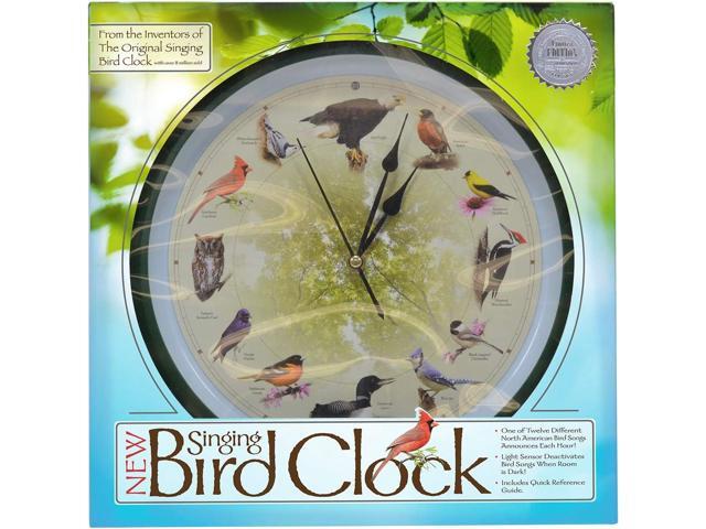 Mark Feldstein, Limited Edition 20th Anniversary Singing Bird Clock, 13 Inch