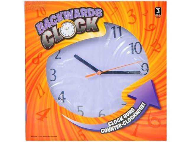 Rhode Island Novelty 9' Backwards Clock