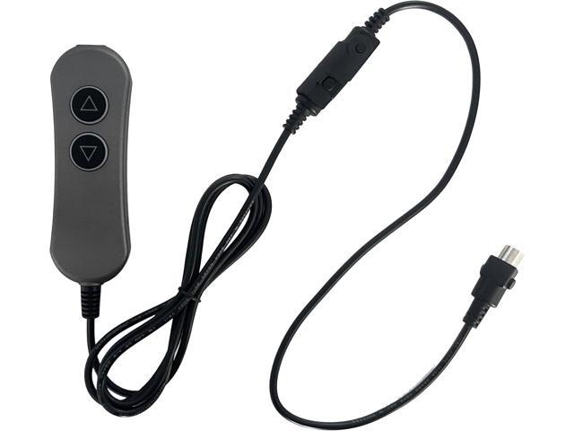 Fruhdi Lift Chairs Power Recliners 2 Button 5 Pin Prong Remote Handset Controller Hand Control with USB and Backlight