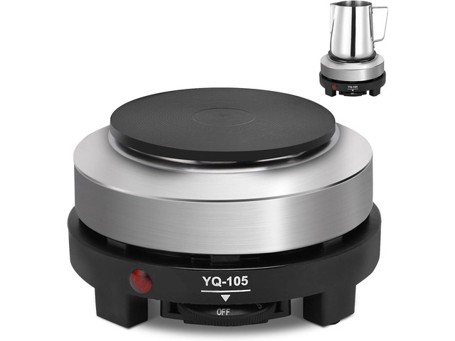 Yinhing 500W Mini Electric Hot Plate Moka Pot Special 110V Portable Stove