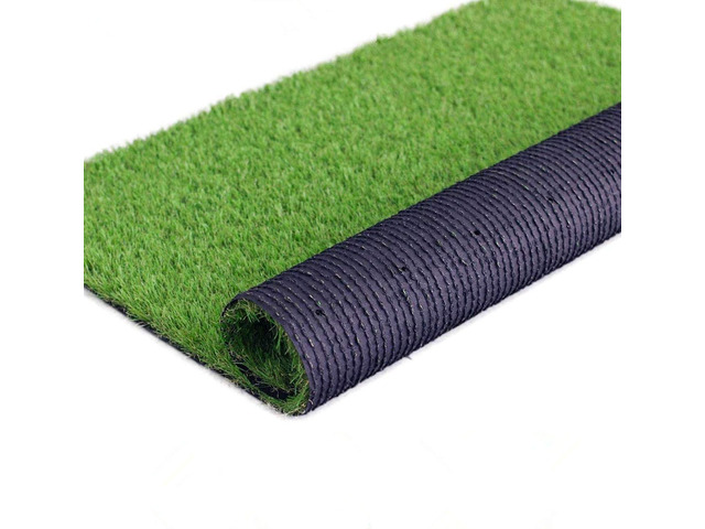 Realistic Artificial Grass Turf Lawn- 5FTX10FT(50 Square FT),1.38inch Height Indoor Outdoor Rug Garden Lawn Landscape Synthetic Grass Mat