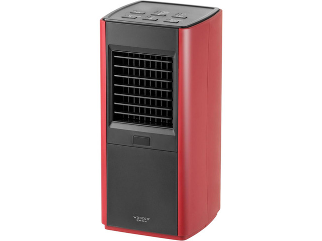 IRIS USA WOOZOO Slim Portable Space Heater, Motion Sensor, Red/Black