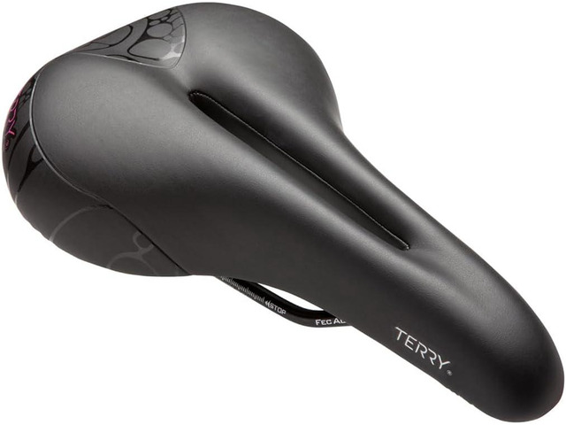 Terry Butterfly Cromoly Gel Bike Saddle - Bicycle Seat for Women - Flexible & Comfortable - Dura-Tek Cover