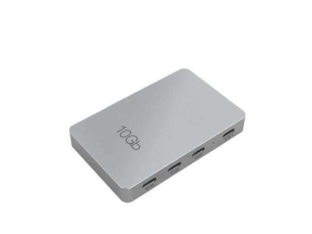 Type-C Docking Station Gray Aluminum Alloy USB3.2 Gen2 10Gbps 7-In-1 With PD 100W Charging Expansion Multifunction Hub