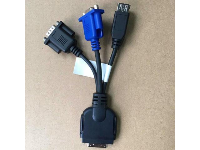 VGA+USB+DB9 FOR Cable KVM Dongle Monitor Connector to DB9 VGA 37-1016-01