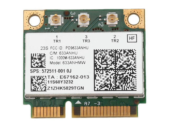 6300AGN 633ANHMW Wireless Card Mini Pcie Card 802.11A/G/N 2.4G+5.0 Ghz for T410 T420 T430 X220 Y460
