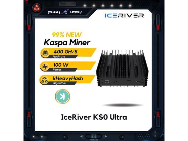 Second-hand IceRiver KS0 Quiet Mining Rig 400Gh/s Hashrate, 40dB Noise Suitable for Home and Small Office Doorbells