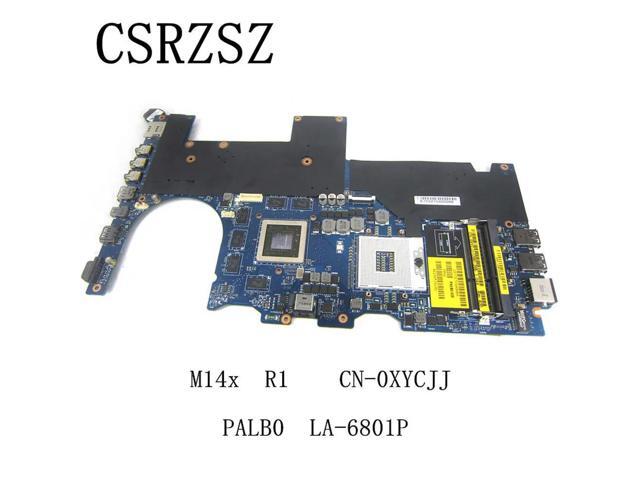 For M14x R1 Laptop motherboard CN-0XYCJJ 0XYCJJ XYCJJ PALB0 LA-6801P 100% Test ok