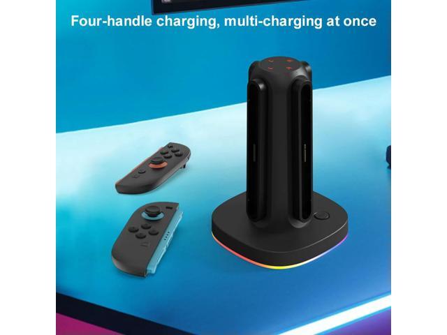 For NS2 Joy-Con Controller Stand 4-In-1 Game Controller Charging Base Space-Saving Gamepad Charging Station Gifts for Friend