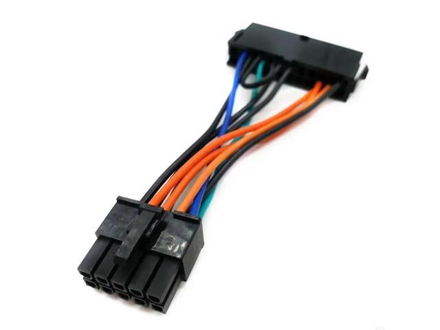 For Notebook ATX 24pin To 10pin PSU Main Power Supply Cable Power Cord