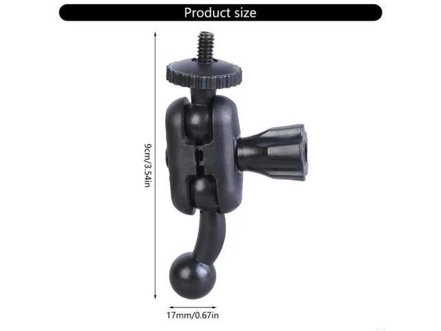 17mm Ball Head Bracket Adapter Adjustable 1/4in to 17mm Ball Adapter