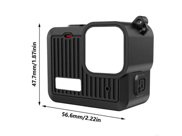 Silicone Sleeve Case for Hero2024 Camera Cover IncludesSide Cover Cameras Protectors Lens Caps Lanyard