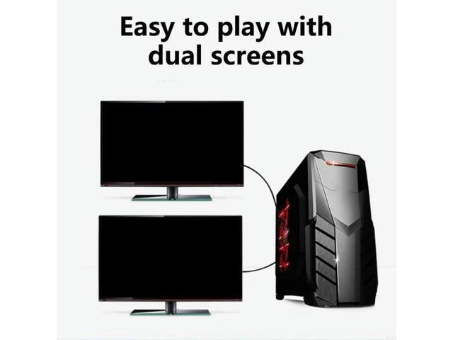 Fast Speed DVI-D to VGA Adapter Cable 24+1 Pin DVI to VGA Converter Wire Line with Chip for Better Display Performances