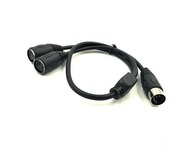 MIDI Cable Male to Double DIN-5 Female Extension Cord Line for MIDI Keypad