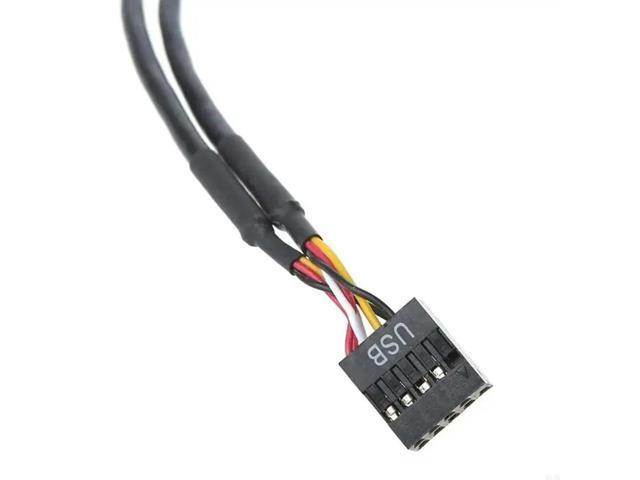 PC Case Internal 9Pin 1 to 4 Splitter Extender Adapter Cable for Desktop