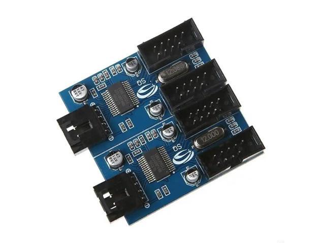 PC Case Internal 9Pin 1 to 4 Splitter Extender Adapter Cable for Desktop