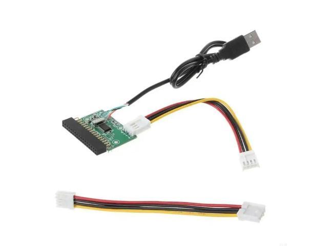 USB Cable Adapter 34P Floppy Connector Includes Power Cable Connector