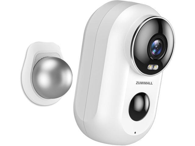 ZUMIMALL Security Cameras Wireless Outdoor with Magnetic Mount, 2K Outdoor Camera Wireless, 2.4G WiFi Battery Cameras for Home Security Indoor,3MP...