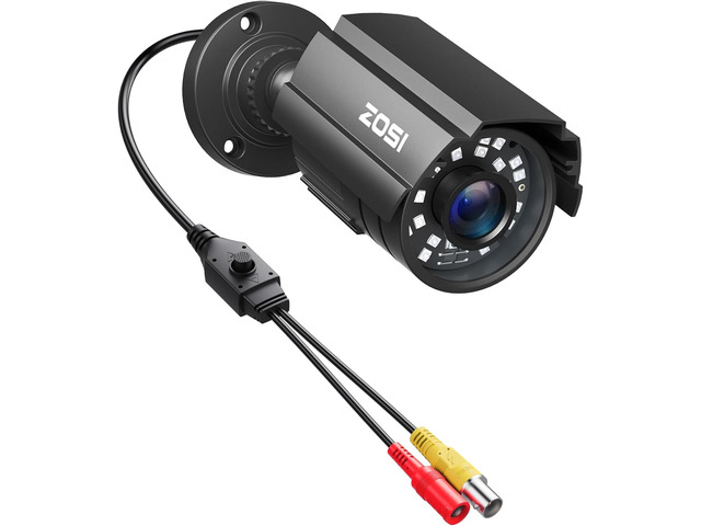 ZOSI 1080P CCTV Camera Outdoor Indoor Hybrid 4 in 1 HD TVI/CVI/AHD/CVBS Home Security Cameras System,Night Vision,Waterproof Metal Housing Bullet...