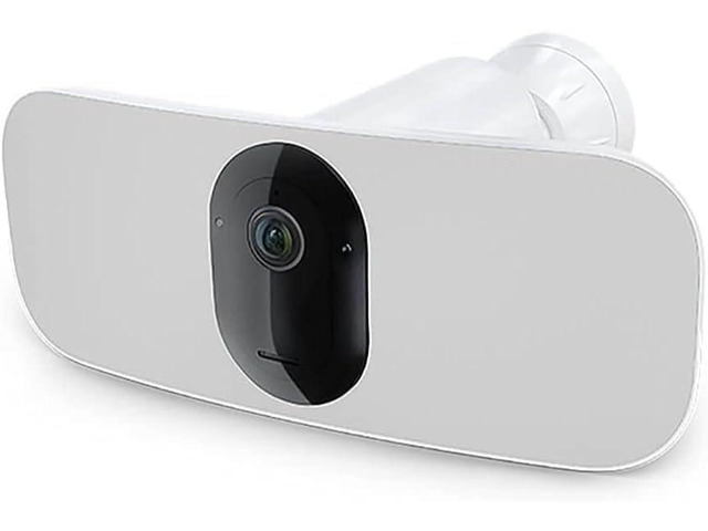 Arlo Pro 3 Wireless LED Floodlight Security Camera 2K HDR, 2000-3000 Lumens, Custom Detections, Emergency Response, Connects to Wi-Fi, Color Night...