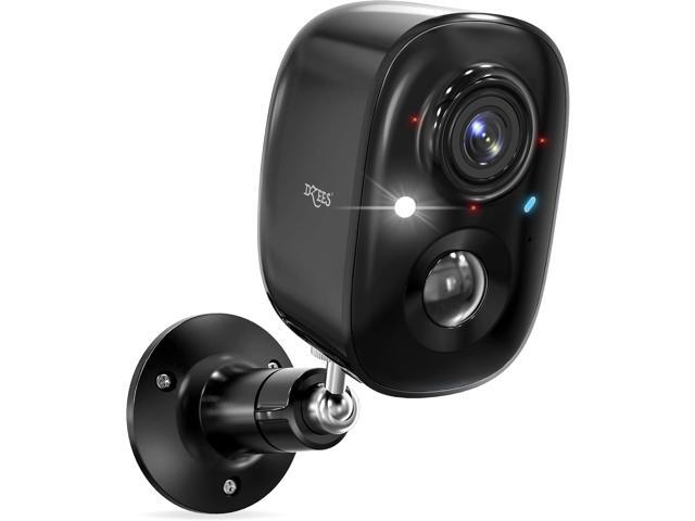 Dzees Security Camera Outdoor Wireless - Upgrade 2K 3MP Battery Powered WiFi Outdoor Camera Wireless, Spotlight, Siren, AI Dectection, Color Night...