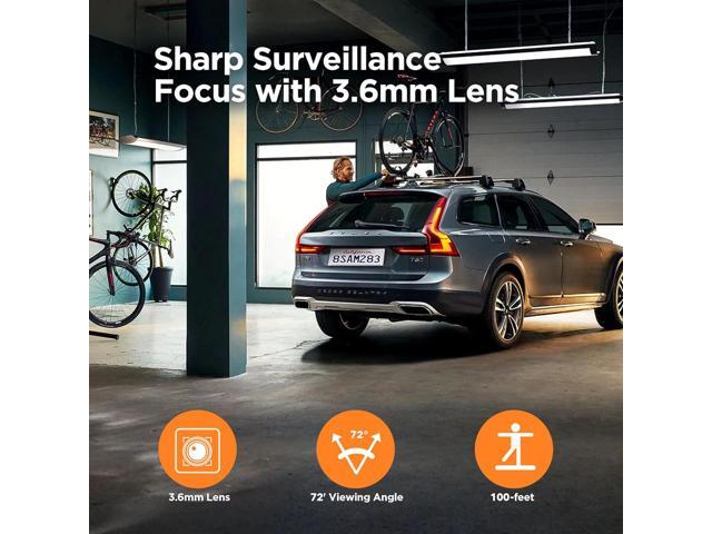 TIGERSECU 5MP Metal Long Range Security Camera for DVR, Weatherproof for Indoor/Outdoor Use, Hybrid 4-in-1 with OSD Switch, for TVI, CVI, AHD, CVBS...