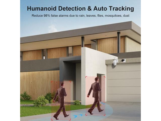 Cameras for Home Security 4MP HD, Hosafe WiFi Security Cameras Wireless Outdoor, Outdoor Camera Wireless, Floodlight Motion Detection, Pan Tilt...