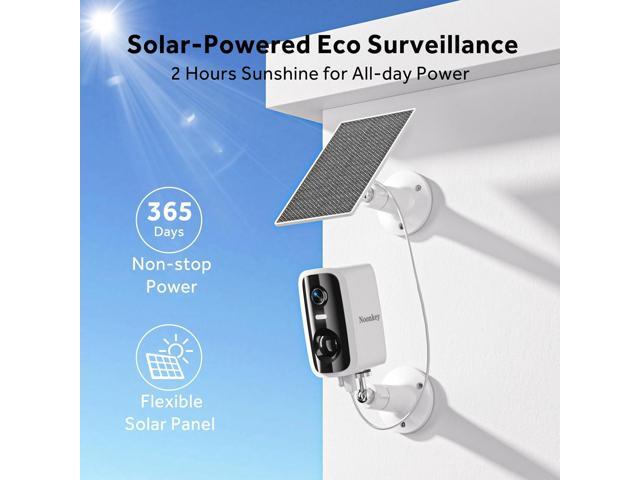 4MP Solar Security Camera Outdoor, 5G & 2.4GHz Wireless Rechargeable Battery Cam with Spotlight/Siren, AI Human Detection, Color Night Vision, 2-Way...