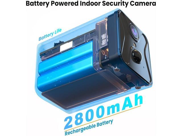 javiscam 2025 Upgraded Security Camera,4K Mini Spy Camera,WiFi Cam with Night Vision,Remote Viewing,2800mAh Long Battery Life, Motion...