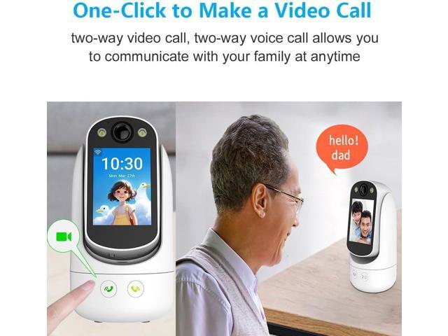 Video Call Security Camera Indoor, Nanny Camera Baby Camera Pet Camera,2-Way Video Call,2-Way Audio, 360°Pan/Tilt WiFi Camera for Home Security,...