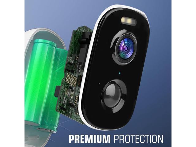 Home Security Cameras Wireless Outdoor No Subscription - WiFi Security Camera - 1080P Outdoor Camera Wireless WiFi - Motion Detection, Night...