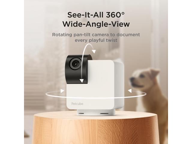 Petcube Cam 360 The Pack of 2 Camera Ultimate Interactive WiFi Pet and Home Security Pan-Tilt Camera with Phone App, 1080p HD Video, 360°...