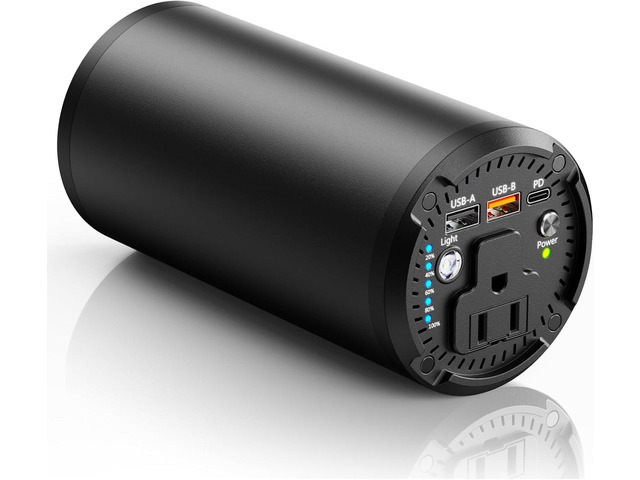 Portable Power Bank with 100W AC Outlet, 98Wh/27000mAh with 65W PD USB C, Travel Portable Battery Pack Laptop Power Bank for HP, Notebooks, MacBook1