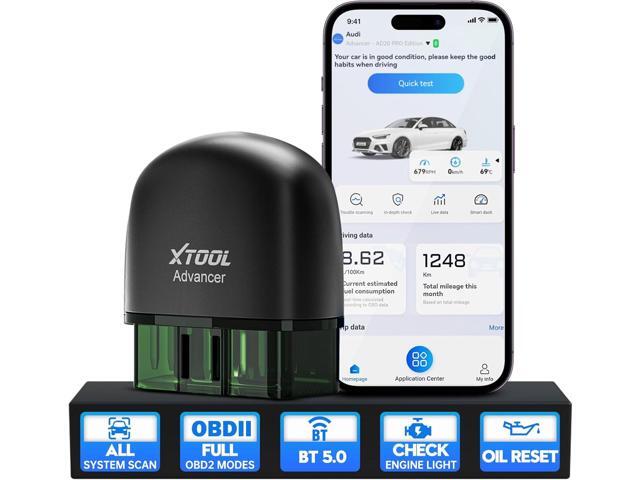 XTOOL AD20 Pro OBD2 Scanner for Car 2025 Wireless Code Reader for iPhone & Android, All System Diagnostic Tool for Check Engine, ABS, SRS, Oil.