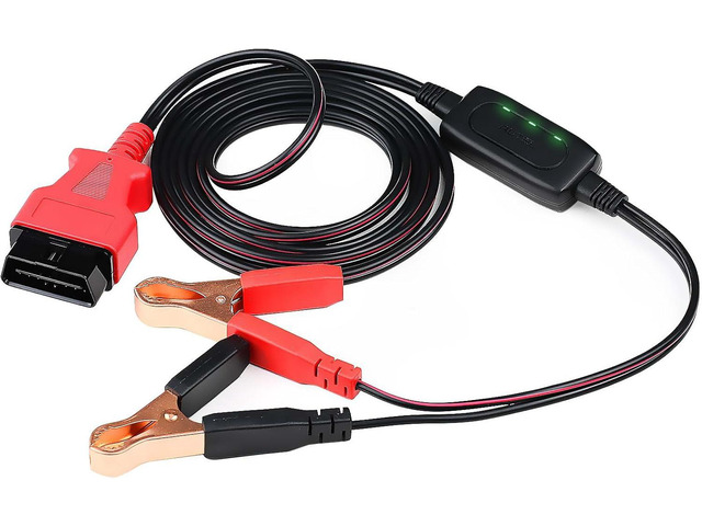 Autel Memory Saver for Car Battery, MaxiBAS BTMS OBDII Battery Tester, Preserves Vehicle Codes, Electronic Presets, Provides Power, Maintain Data...
