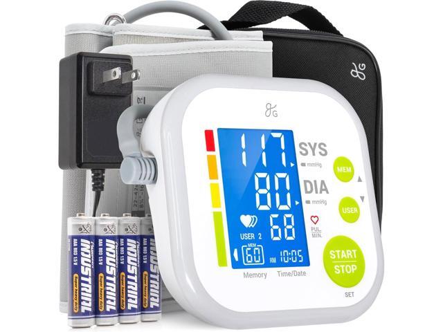 Greater Goods Blood Pressure Monitor - Complete BP Machine Kit with Wall Adapter and Premium Comfort Cuff, Designed in St. Louis