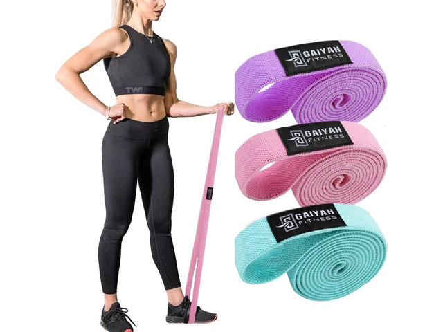 Long Resistance Bands for Working Out Women, Fabric Resistance Band, Stretch Bands for Exercise Bands Resistance Bands Set for Physical Therapy,...