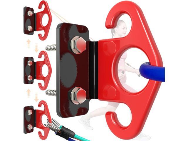Resistance Band Wall Anchors, Wall Mounted Modular Hooking Platform, Workout Wall Mount Anchor, Training Anchor Mounted Hook Exercise Station for.