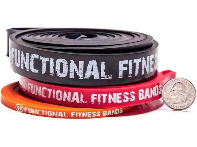 Rubberbanditz Pull Up Assist Bands Set of 3 by Functional Fitness. Heavy Duty Resistance and Assistance Training Bands