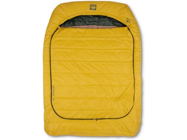 Kelty Tru.Comfort Doublewide 20 Degree Sleeping Bag Two Person Synthetic Camping Sleeping Bag for Couples & Family Camping