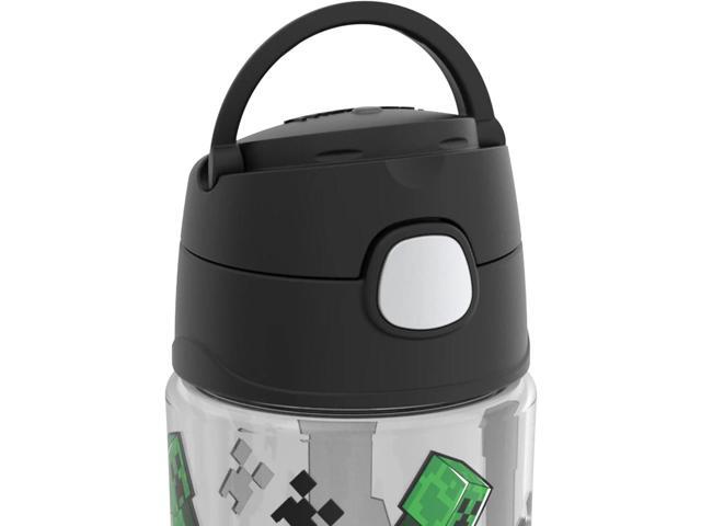THERMOS FUNTAINER 16 Ounce Plastic Hydration Bottle with Spout, MINECRAFT