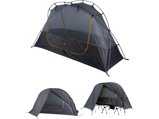 Ultralight 4 Season Solo Tent Waterproof with Snow Skirt Rainfly, Ground/Off The Ground Tent for Backpacking Camping Hiking Trekking Mountaineering