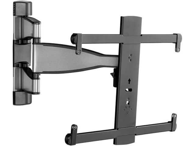 Sanus Premium Full Motion TV Wall Mount for 32' - 55' TVs - Stainless Steel Finish with FluidMotion Design for Smooth Extension, Tilt,