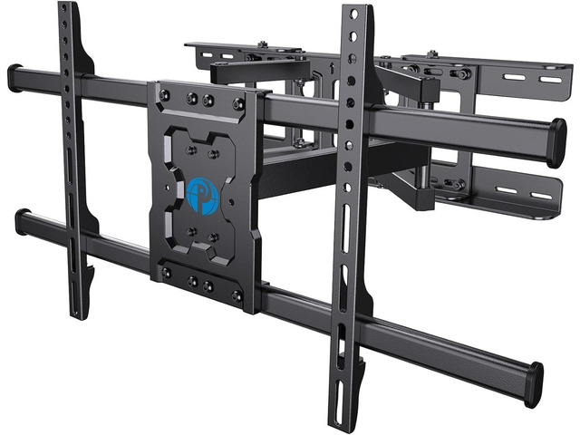 Pipishell Full Motion 24'' Studs TV Wall Mount for 4084 inch TVs Extended wall plates, extension, swivel, tilt, level, heavy-duty steel,16-24...