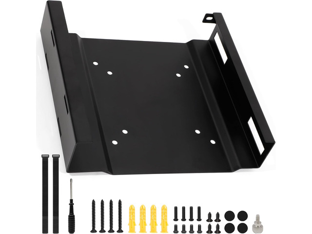 Mini PC Mount Compatible with Dell OptiPlex Micro,Mini PC VESA Mount, Under DeskMount and Wall Mount, Fits MFF 7050 7010 7020 7080 5070 7060 7090...