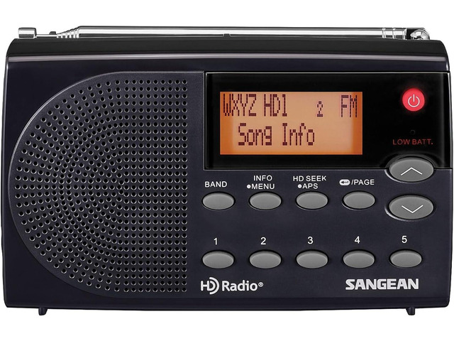 Sangean HDR-14 HD Radio/FM Stereo/AM Portable Radio,
